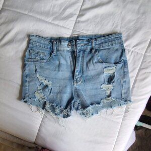 Denim shorts
